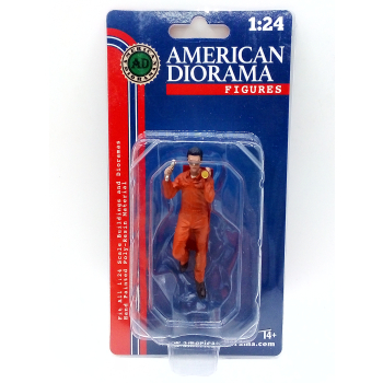 Figurka Mechanik Paul orange - skala 1:24 - American Diorama